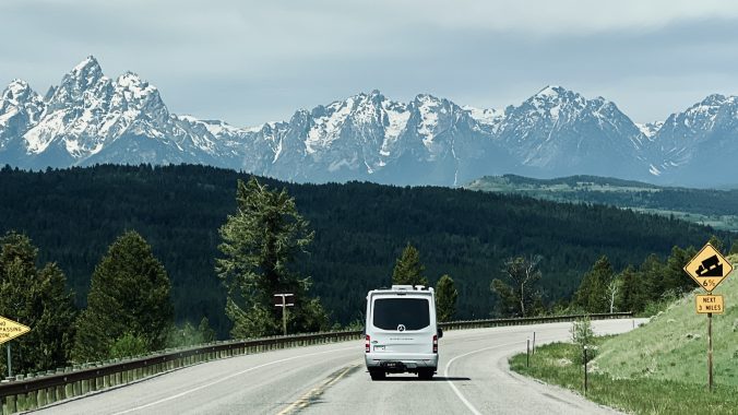 Airstream Atlas Headed to the Tetons