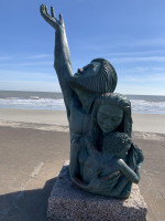 Memorial to all those lost during the hurricane of 1900